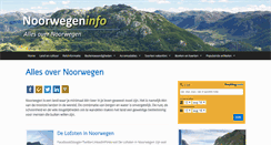 Desktop Screenshot of noorwegeninfo.nl